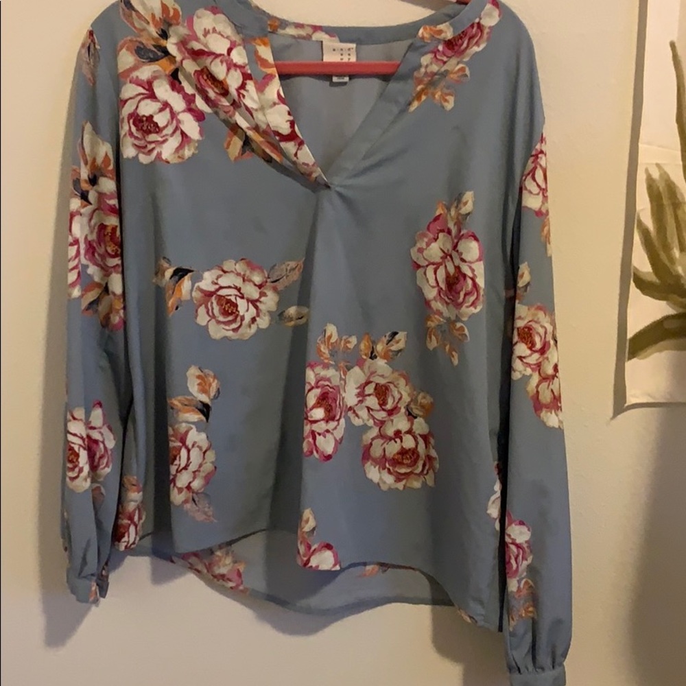 Long sleeve blouse